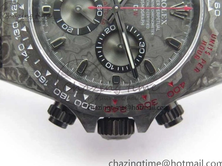 MiroTime 0124 Stretchable Daytona DIW All Black Carbon Noob 1:1 Best Edition Black Dial on Black Nylon Strap SA 2582
